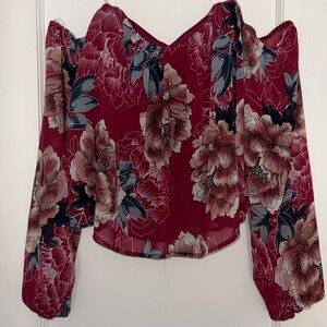 Floral Off the Shoulder Top
